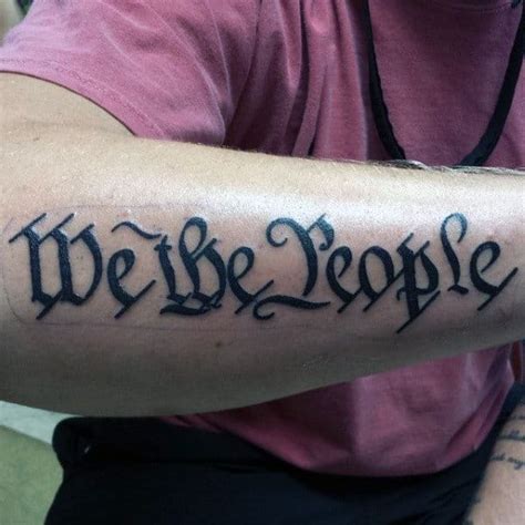 we the people tattoo|tattoos that symbolize independence.